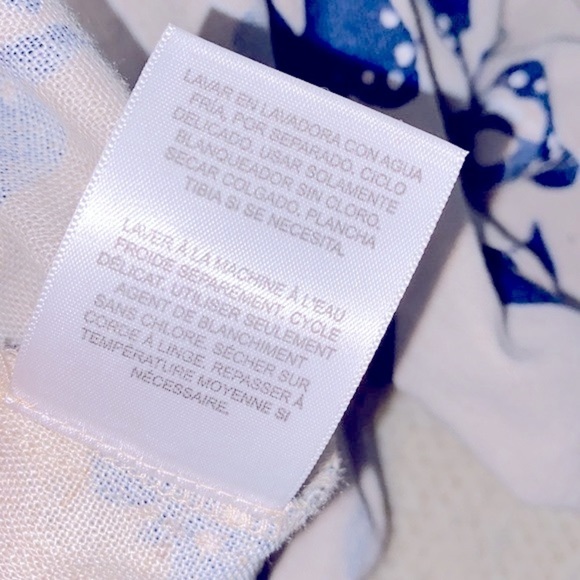 Alfred Dunner floral button down top size 16 linen blend - Picture 5 of 9